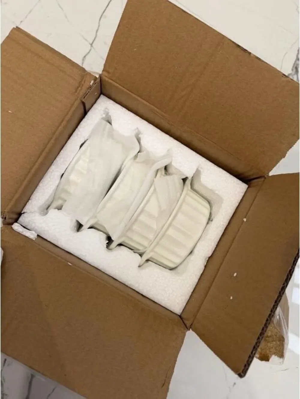 4 Pc White Ceramic Ramekins Double Handle Baking Dishes